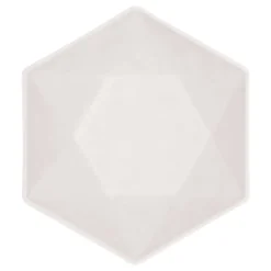 Hexagonale Vert Decor Skåle Hvide