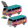 Hippiebus Borddekoration