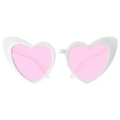 Hjertebriller Retro Hvid/Rosa