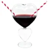 Hjerteformet Glas