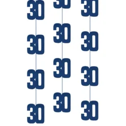 Hængende Dekorationer 30 Blå