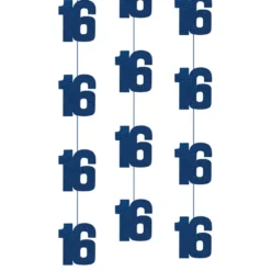 Hængende Dekorationer 16 Blå