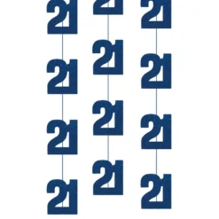 Hængende Dekorationer 21 Blå