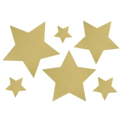 Hængende Dekoration Stjerner Guld
