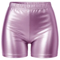 Hotpants Lyserød Metallic