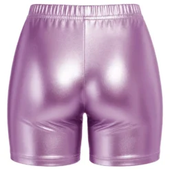 Hotpants Lyserød Metallic