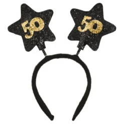 Hårbøjle 50 Birthday Star