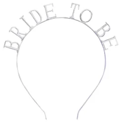 Hårbøjle Bride To Be Sølv