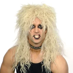 Hårdrocker Blond Paryk