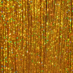 Hårforlængelse Glitter Guld