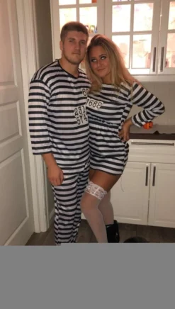 Hvide Knæstrømper med Blonder