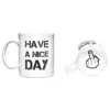 Hvidt Krus Have a Nice Day