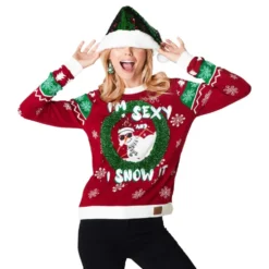 I'm Sexy and I Snow It LED Juletrøje