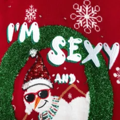I'm Sexy and I Snow It LED Juletrøje