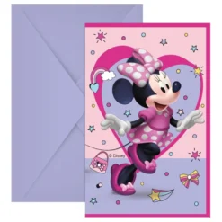 Indbydelser Minnie Mouse