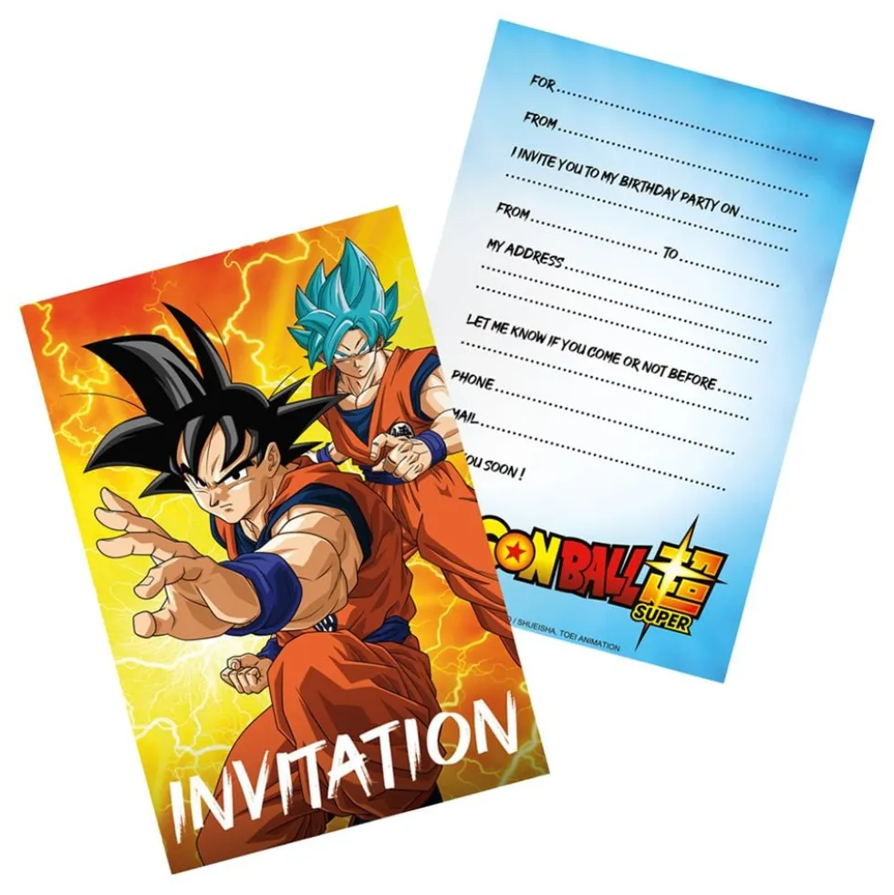 Invitationkort Dragon Ball
