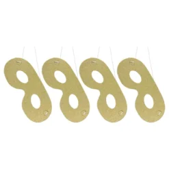 Øjenmaske Guld Glitter