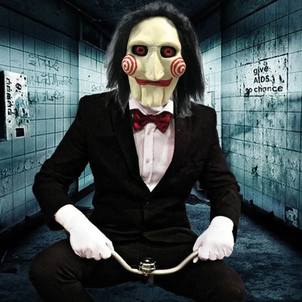 Jigsaw Puppet Latexmaske