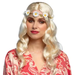 Joy Blond Paryk med Pandebånd