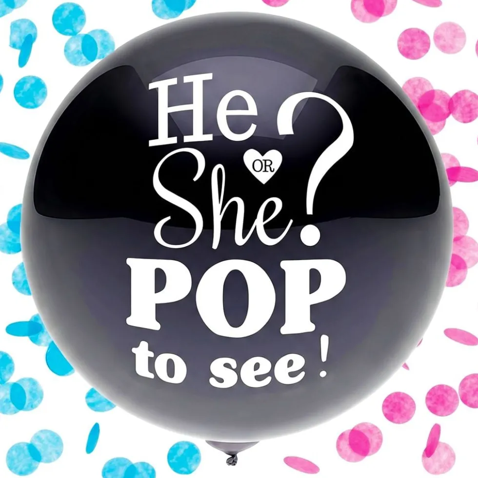 Jätteballon Gender Reveal He or She?
