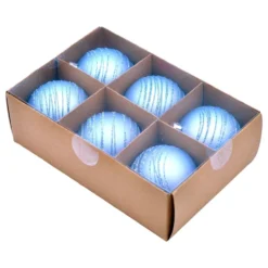 Julekugler Glitter Blå