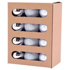 Julekugler Silver Mix