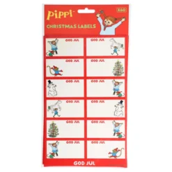 Julemærker Pippi Langstrømpe