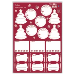 Juletiketter Glædelig Jul