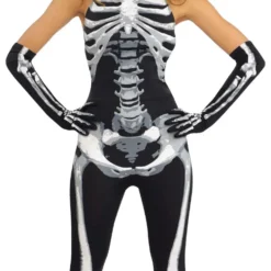 Jumpsuit Skeletkostume