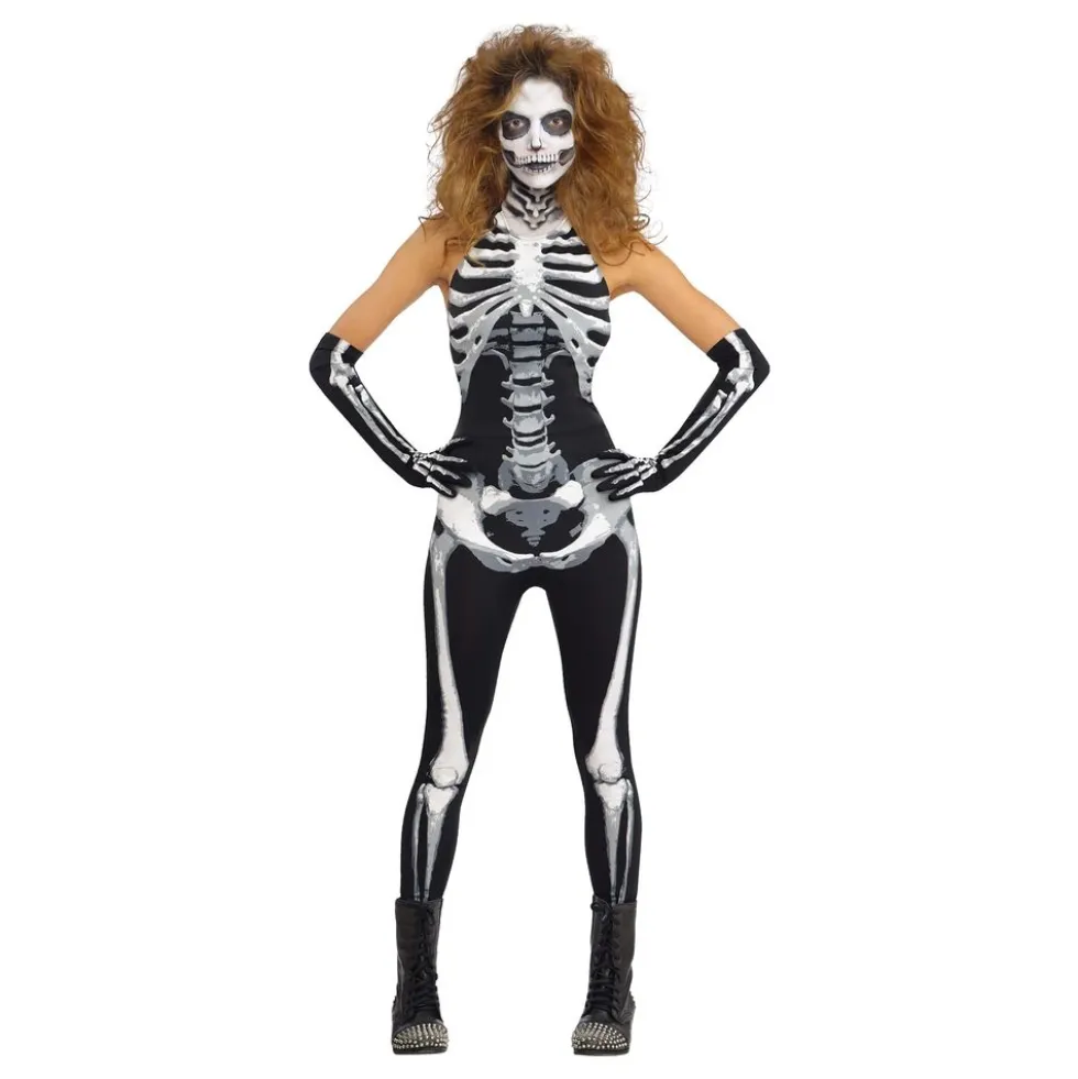 Jumpsuit Skeletkostume