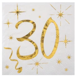 Kaffeservietter 30 Guld