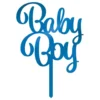 Kagedekoration Baby Boy i Akryl