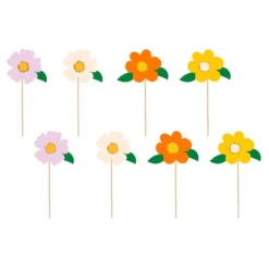 Kagedekoration Blomster