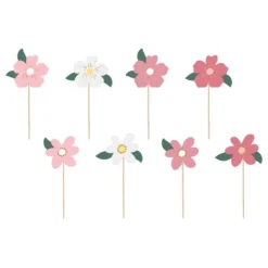 Kagedekoration Blomster
