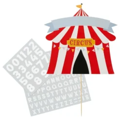 Kagedekoration Personlig Cirkus