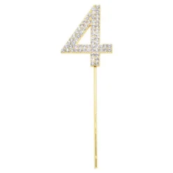 Kagedekoration Tal Diamanter Guld
