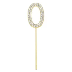 Kagedekoration Tal Diamanter Guld