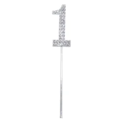 Kagedekoration Tal Diamanter Silver