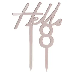 Kagedekoration Tal Hello