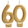 Kagelys 60 Mat Guld