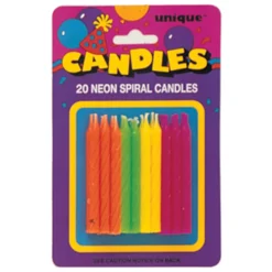 Kagelys Neonfarvede