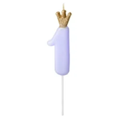 Kagelys Tal med Krone Blå