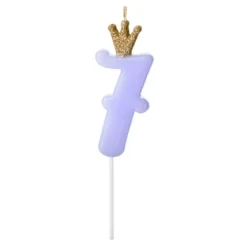 Kagelys Tal med Krone Blå