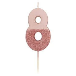 Kagelys Tal Rosaguld/Glitter