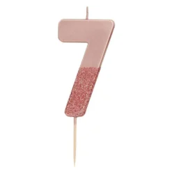 Kagelys Tal Rosaguld/Glitter