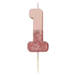 Kagelys Tal Rosaguld/Glitter