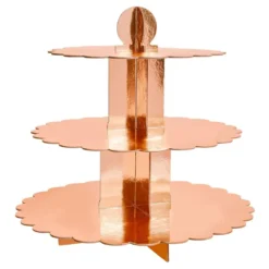 Kageopsats Roséguld Metallic