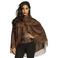 Kappe Steampunk Brun