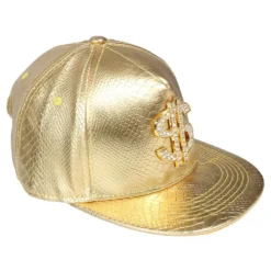 Kasket Guld med Dollartegn