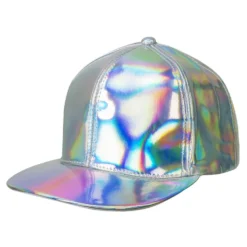 Kasket Holografisk Sølv